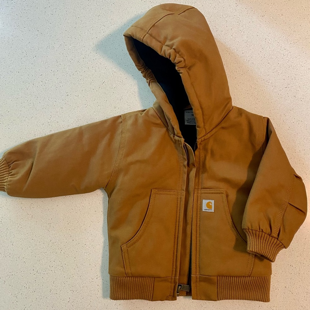 12M Toddler Canvas Insulated Carhartt Jacket